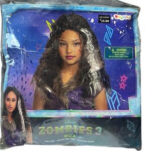 Disney Zombies 3 Willa Wig - Black